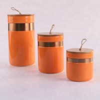 Superior quality ceramic storage jar, ceramic jar with wooden lid, ceramic jar